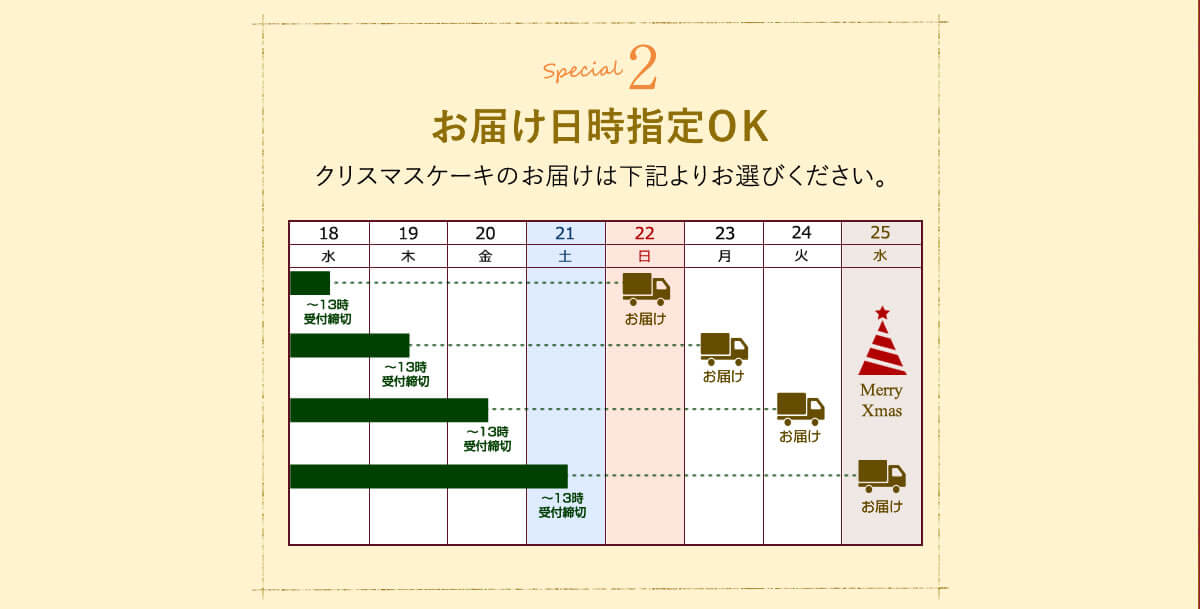 お届け日時指定OK