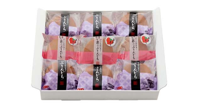 ゆふいん創作菓子 ぷりんどら・あまおう苺ぷりんどら詰め合わせ