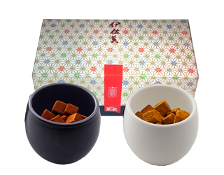 伊佐美焼酎チョコ有田焼磁器2個入