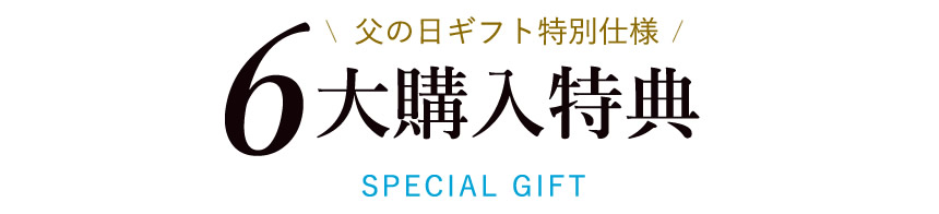 6大購入特典